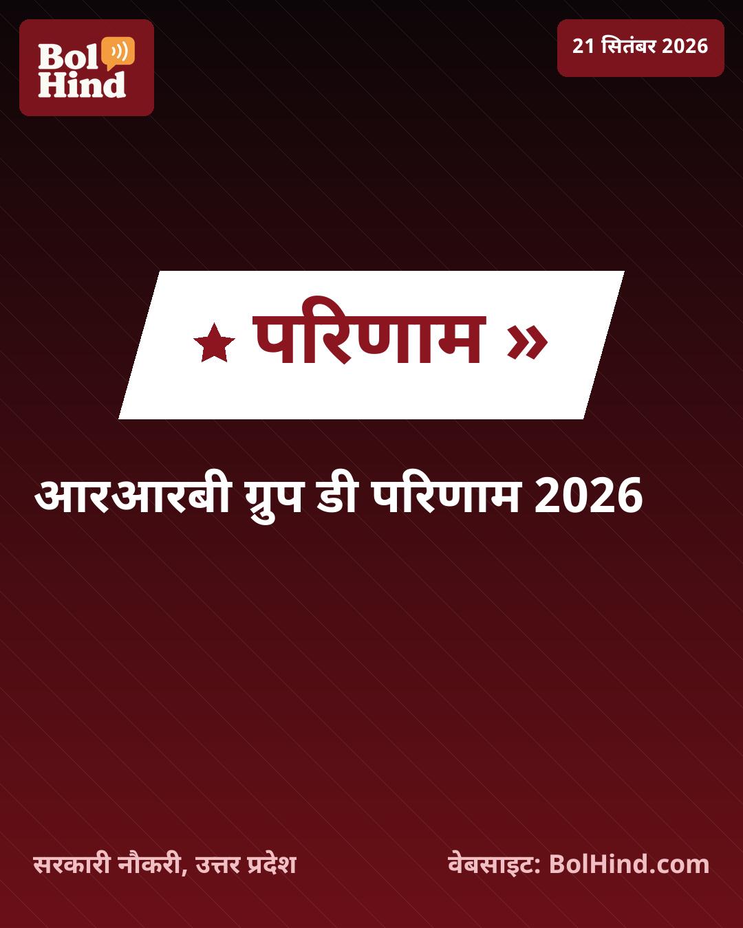 RRB Group D Result 2026: उत्तर प्रदेश के 22,195 पदों पर भर्ती का परिणाम जल्द, जानें पूरी जानकारी